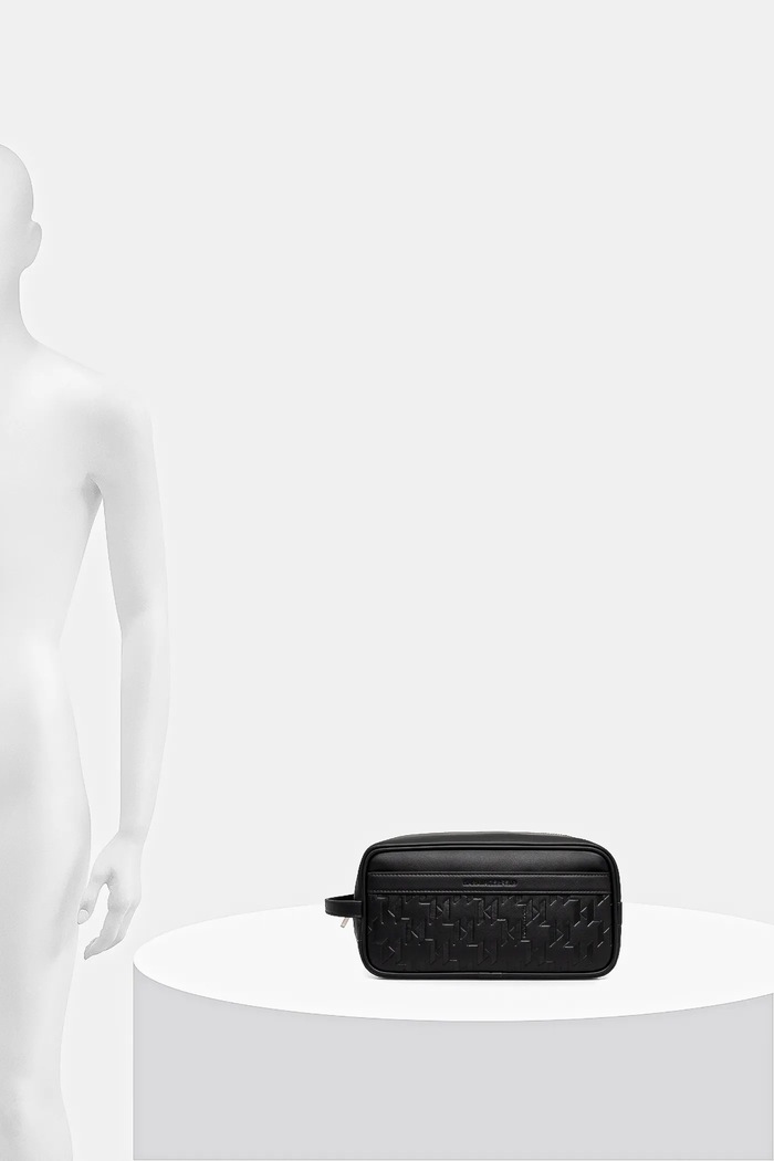 Kozmetická taška Karl Lagerfeld K/TRAVELLER B1M32051 čierna