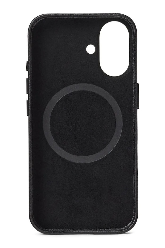 Kožené puzdro na mobil Polo Ralph Lauren iPhone 16 405P17551 čierna SS26