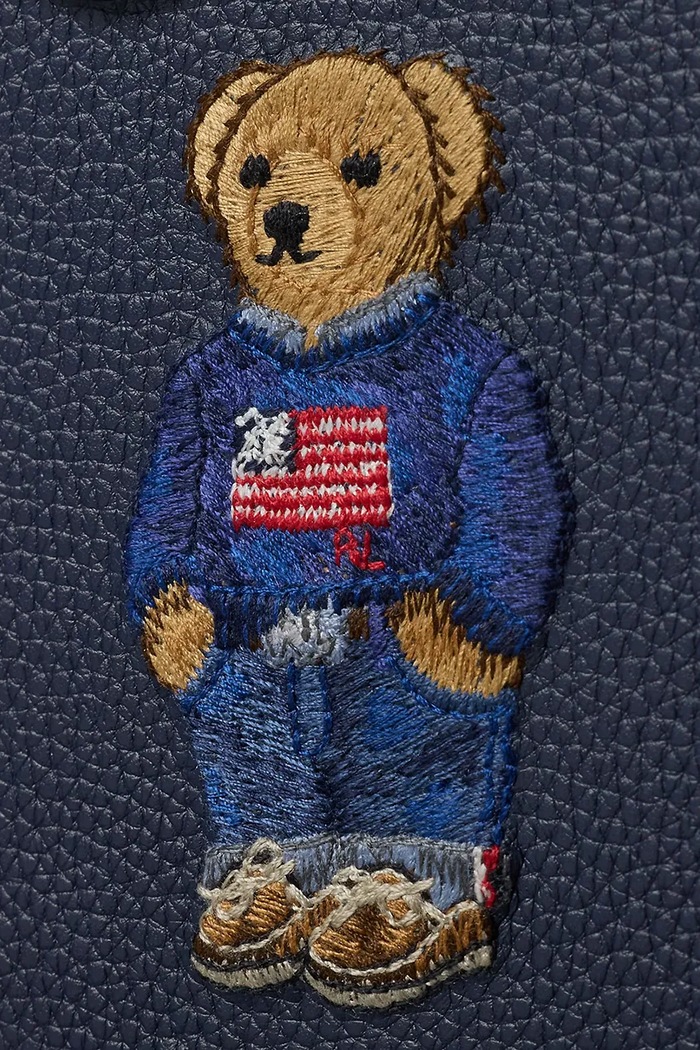 Akcesoria Polo Ralph Lauren etui skórzane na telefon iPhone 17 405P17562 granatowy