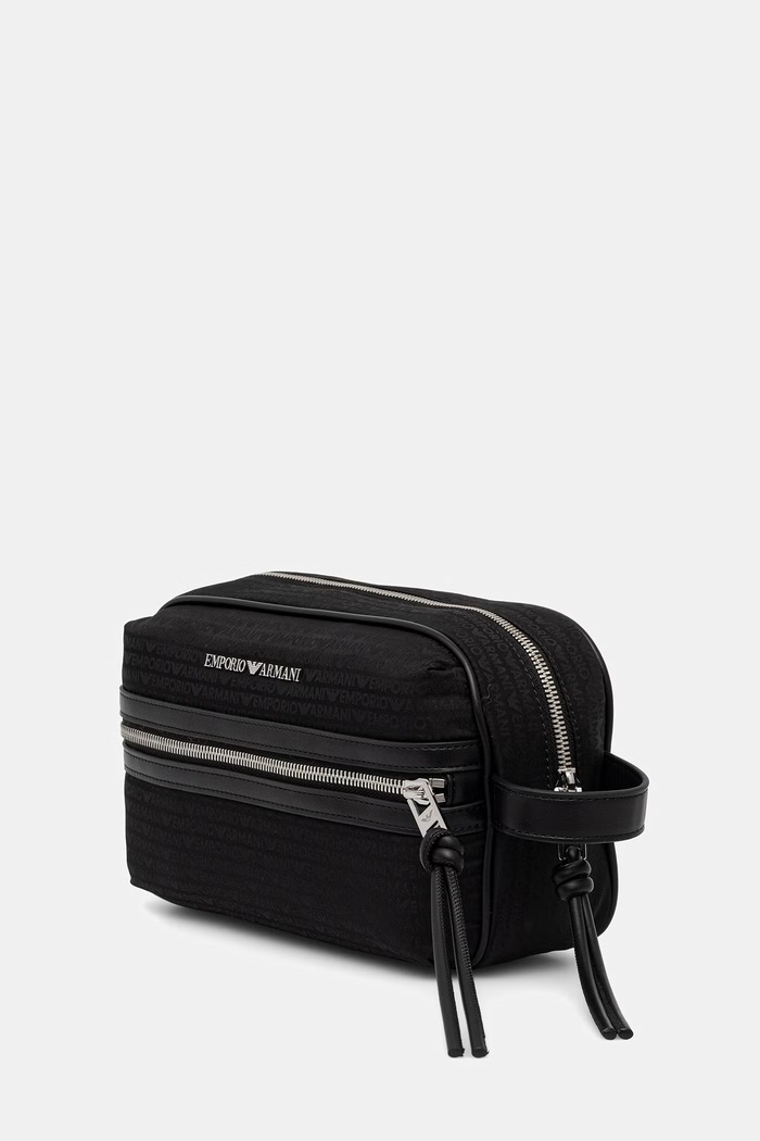 Kozmetická taška Emporio Armani EM005401.AF14637 čierna SS26