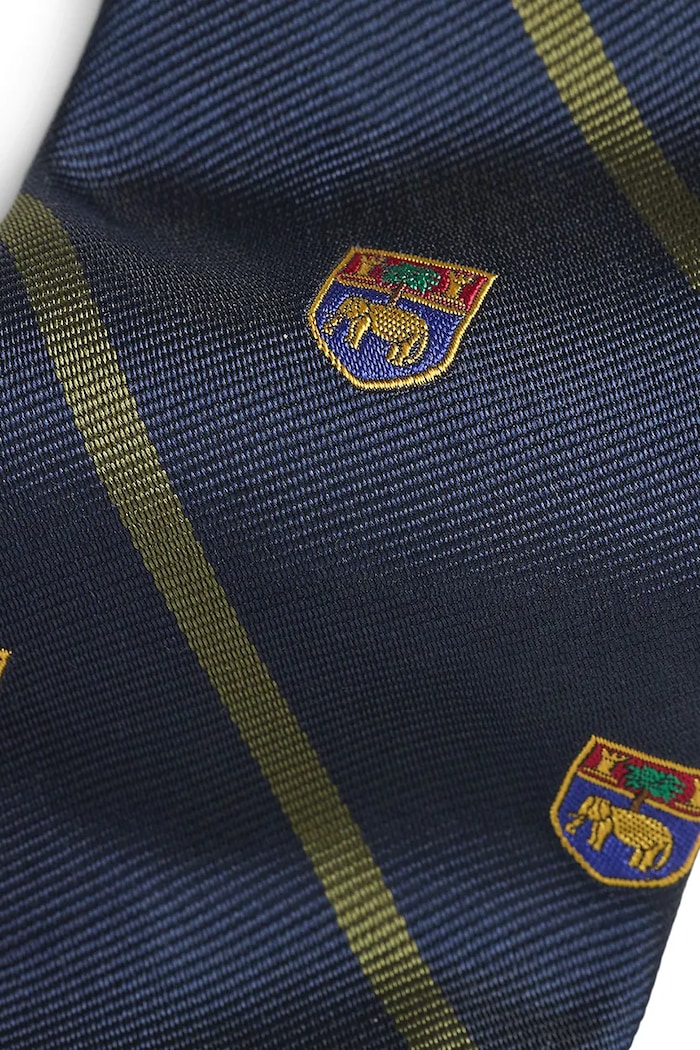 Akcesoria Polo Ralph Lauren krawat męski jedwabny 712B13459 granatowy