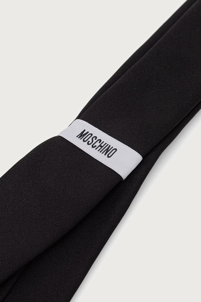 Akcesoria Moschino Krawat męski jedwabny M5884.55009 czarny