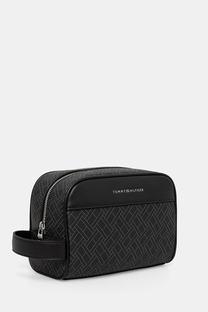Tommy Hilfiger borsa cosmetica da viaggio da uomo AM0AM14298 nero SS26