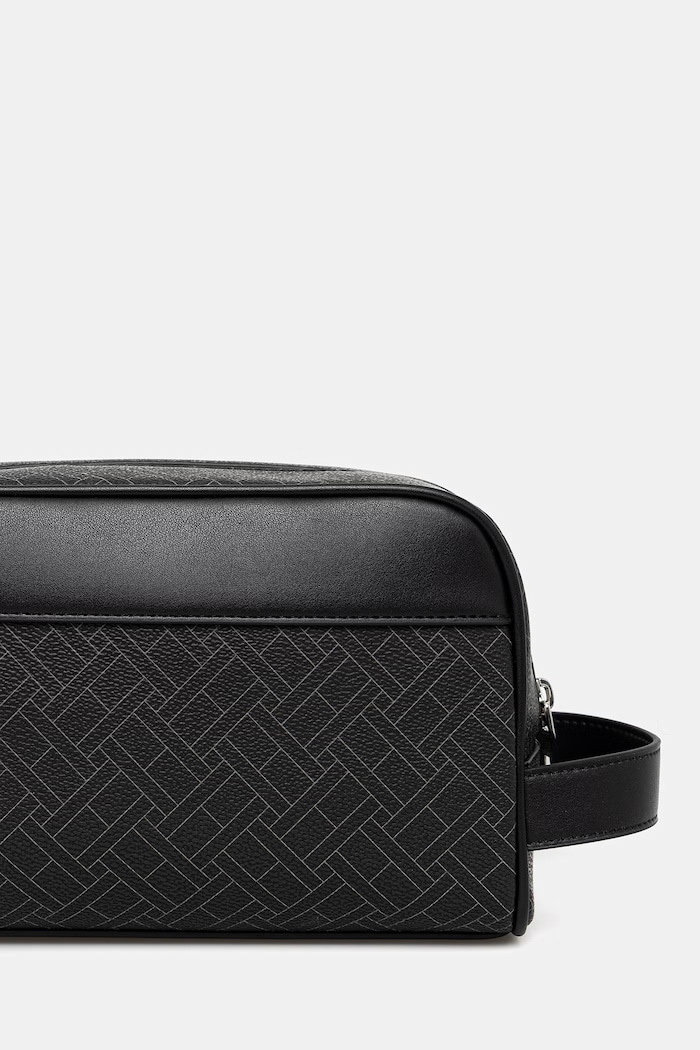 Tommy Hilfiger borsa cosmetica da viaggio da uomo nero AM0AM14298