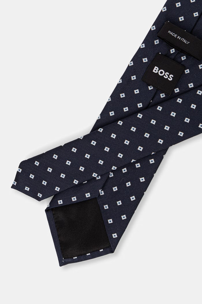 BOSS cravată pentru bărbați TIE CM 7.5 262 50560857 bleumarin SS26