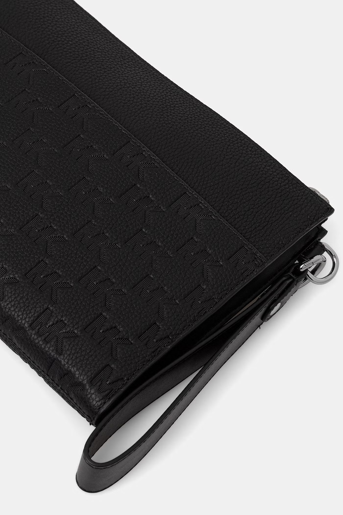 Accesorii Michael Kors trusă cosmetică pentru bărbați, din piele 33S6LJSU8L negru