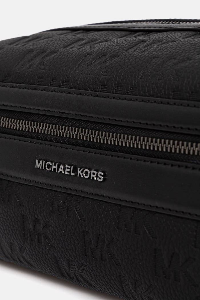 Doplnky Michael Kors kozmetická taška pánska kožená 33S6LJSN2L čierna