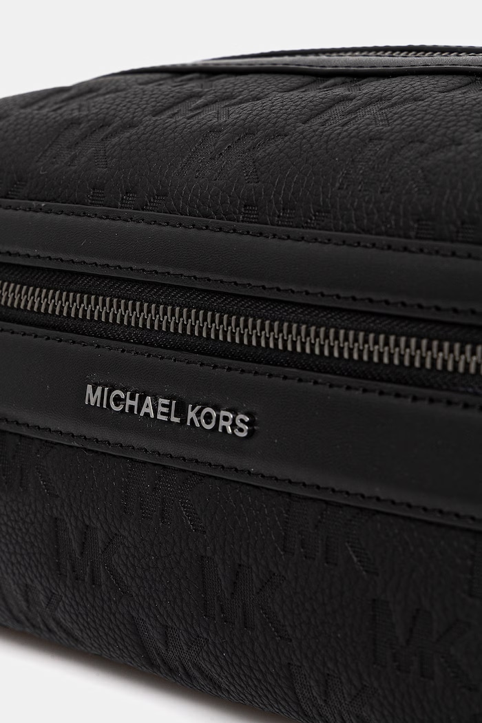 Doplnky Michael Kors kozmetická taška pánska kožená 33S6LJSN2L čierna