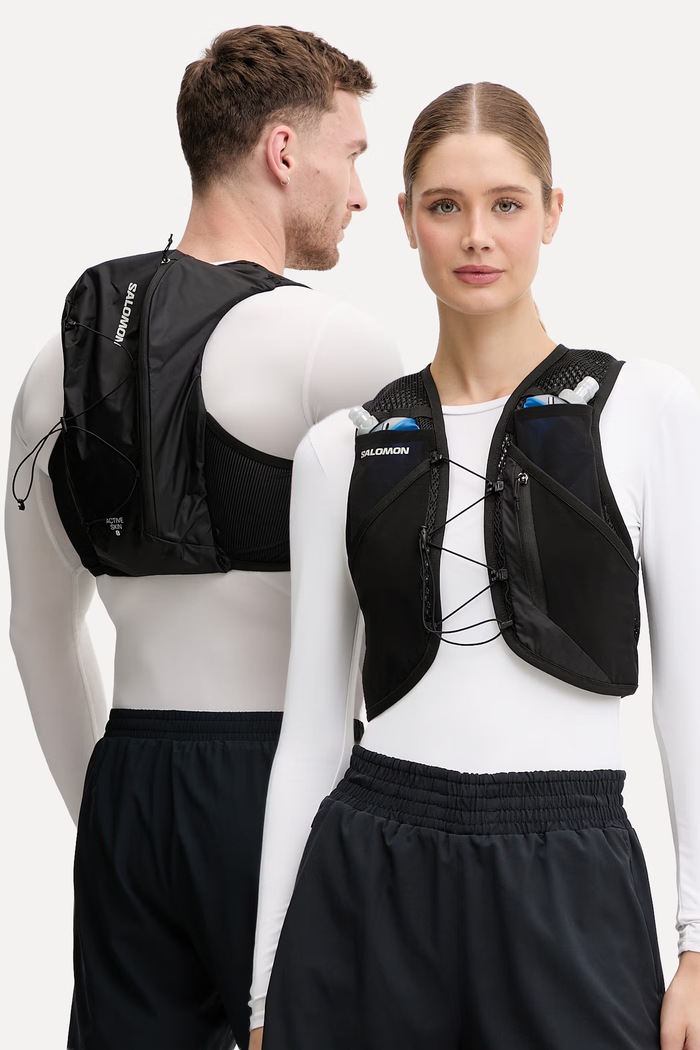 Bežecká vesta Salomon ACTIVE SKIN 8 čierna LC2177800