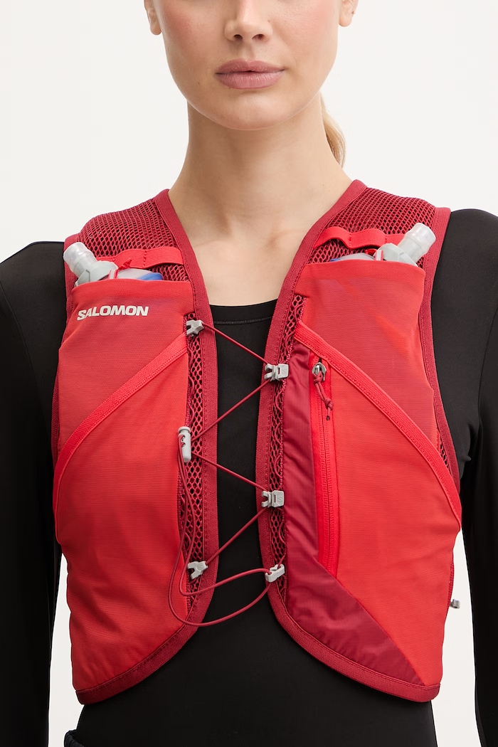 Doplnky Bežecká vesta Salomon ACTIVE SKIN 8 LC2177900 červená