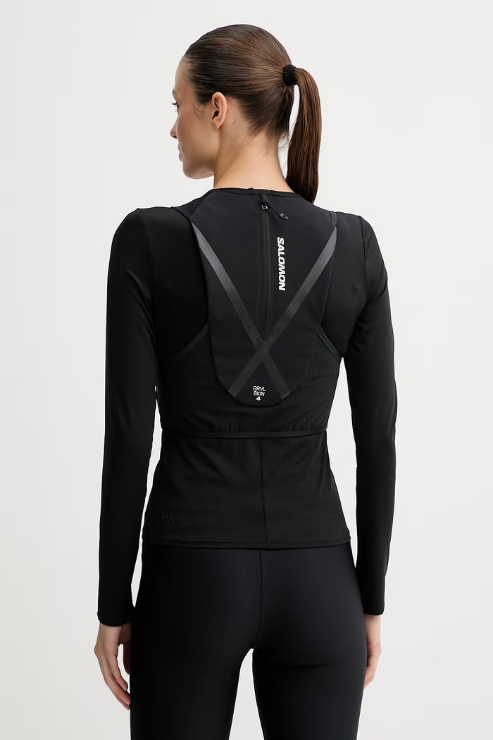 Doplňky Salomon běžecká vesta GRVL SKIN LC2854600 černá