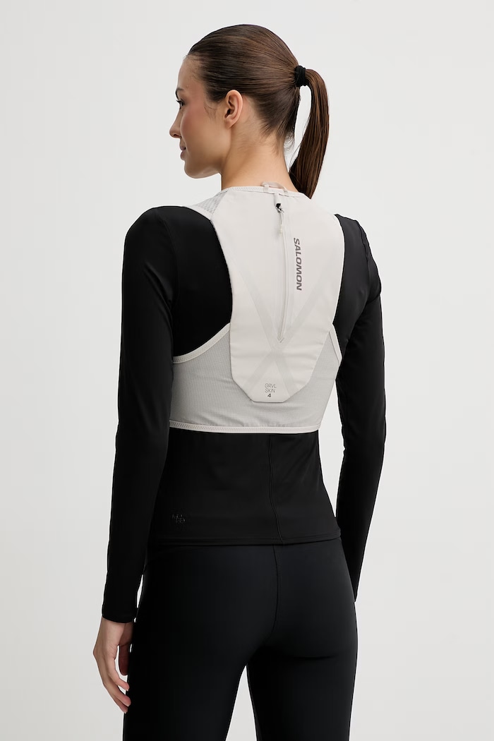 Doplňky Salomon běžecká vesta GRVL SKIN LC2854900 béžová