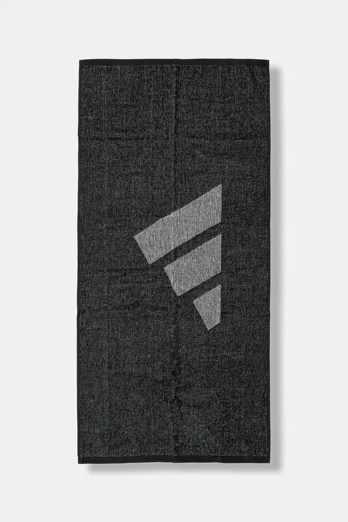 adidas Performance asciugamano in cotone 100 cm x 50 cm nero KE7416