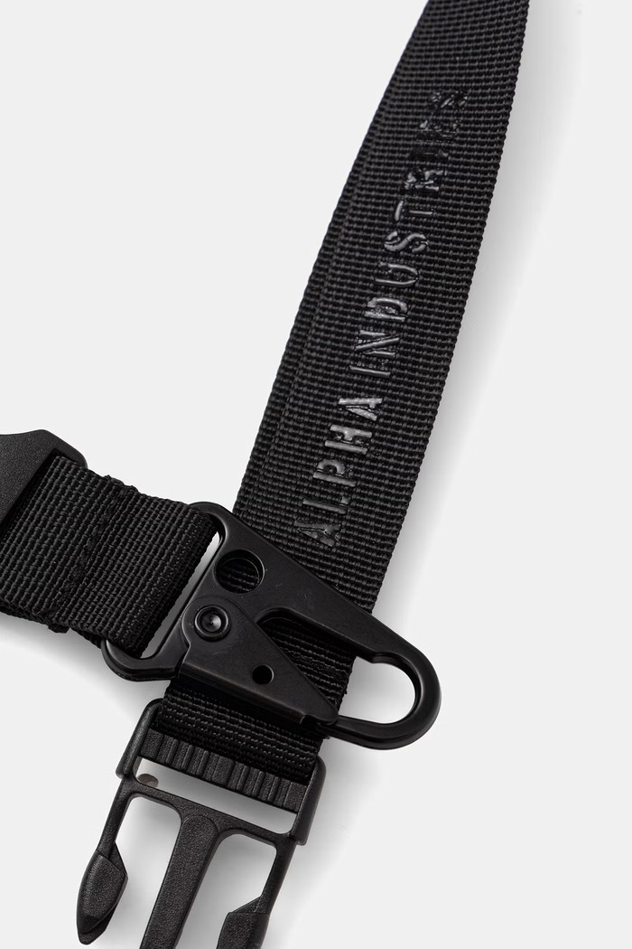Vodítko Alpha Industries Alpha Utility Lanyard 266963 čierna SS26