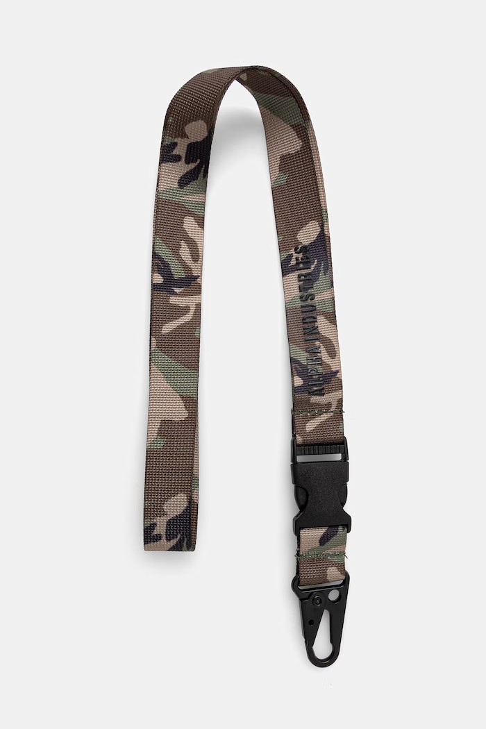 Alpha Industries șnur pentru chei Alpha Utility Lanyard Camo verde 266963C