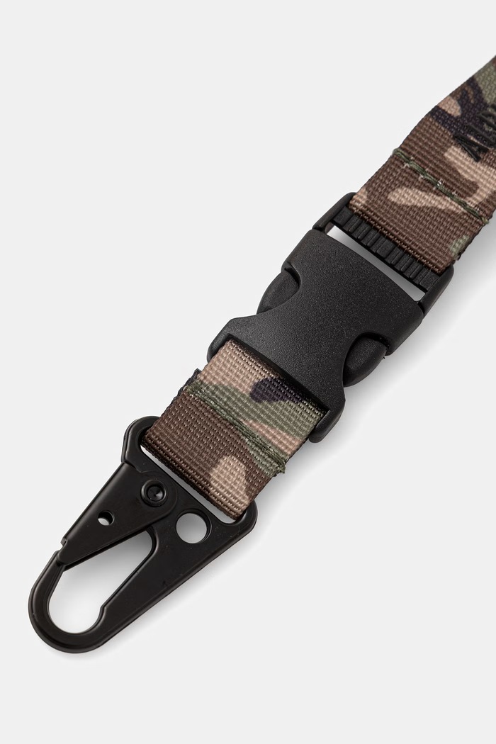 Alpha Industries șnur pentru chei Alpha Utility Lanyard Camo 266963C verde SS26