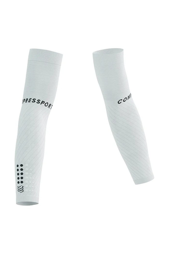 Doplňky Compressport návleky na ruce CASU1037 bílá