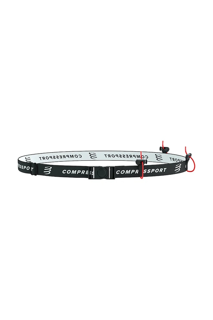 Compressport bežecký pás XBPU871 čierna SS26