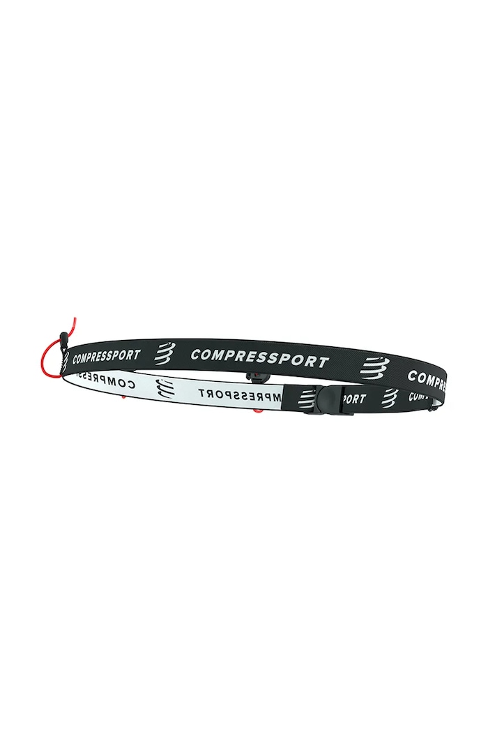 Compressport bežecký pás XBPU871 čierna
