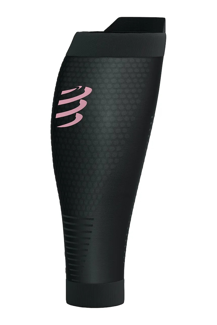 Compressport kompresné lýtkové návleky R2 3.0 - EAT MY DUST! čierna CCSU1348