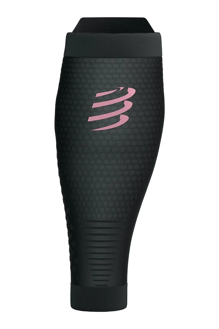 Compressport kompresné lýtkové návleky R2 3.0 - EAT MY DUST! CCSU1348 čierna