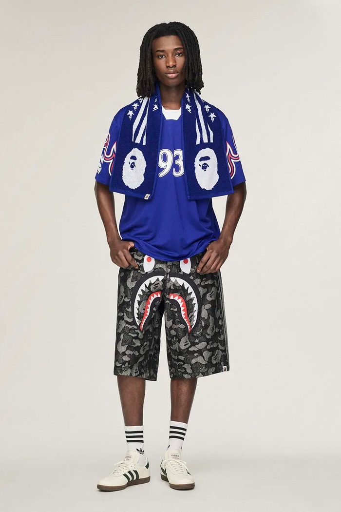 adidas Originals πετσέτα βαμβάκι x BAPE KF4920 μπλε