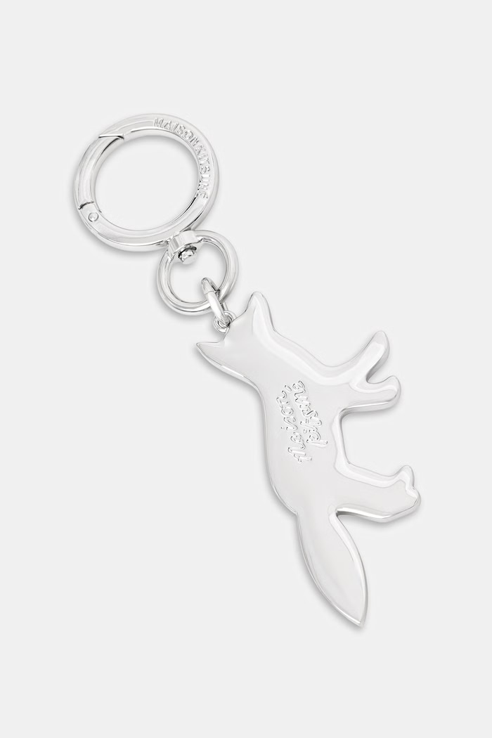 Maison Kitsuné Keychain Profile Fox PW06903AM1002 silver SS26