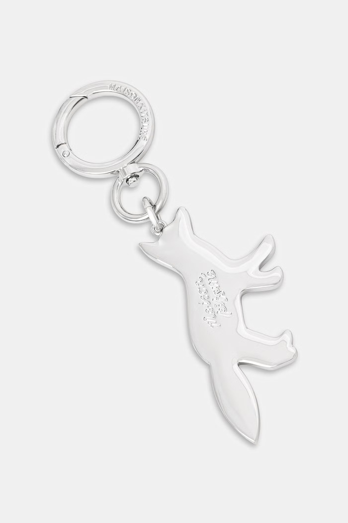 Maison Kitsuné Keychain Profile Fox PW06903AM1002 silver SS26