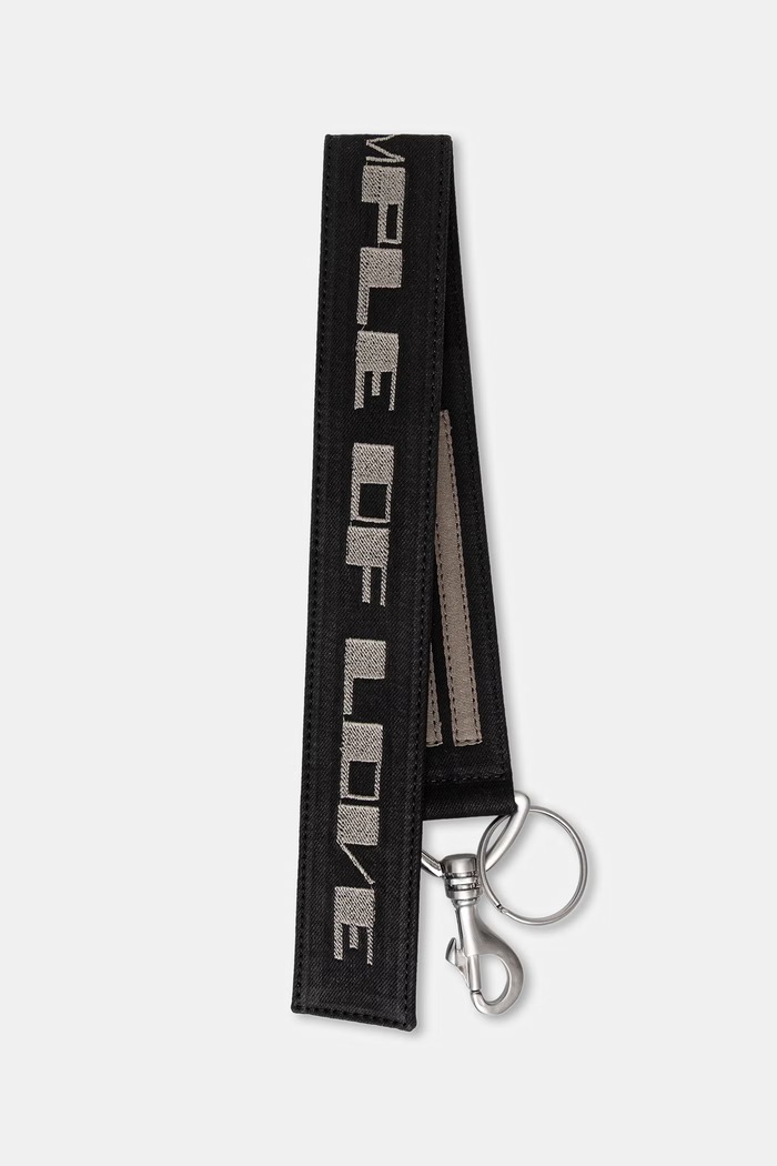 Rick Owens DRKSHDW brelok czarny DA01F4401.DBKM11
