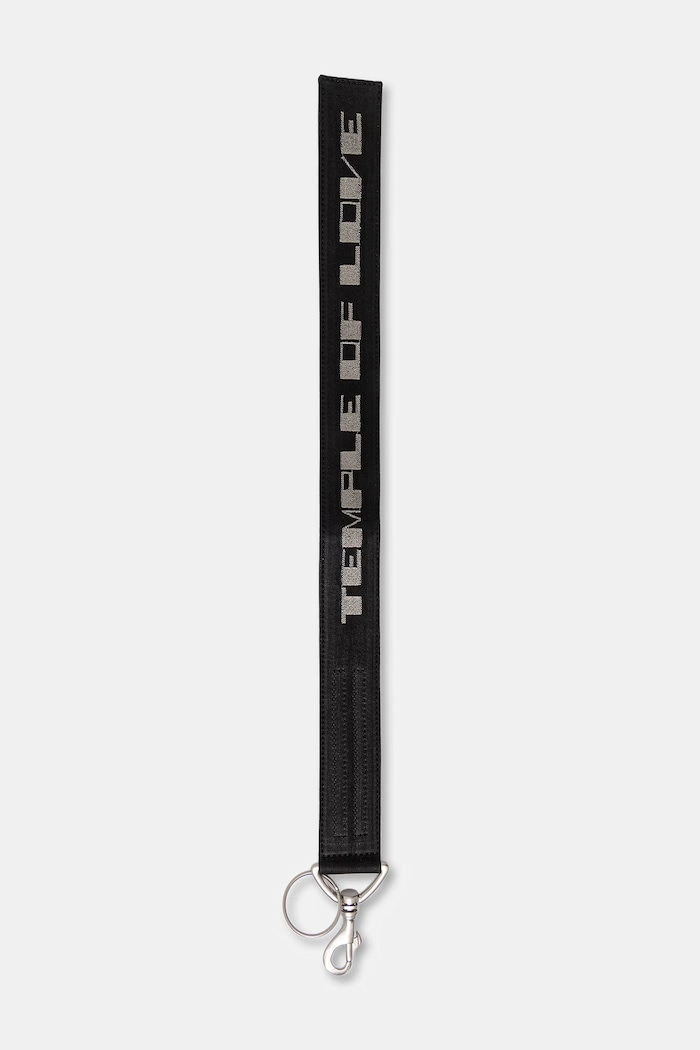 Rick Owens DRKSHDW brelok DA01F4401.DBKM11 czarny SS26