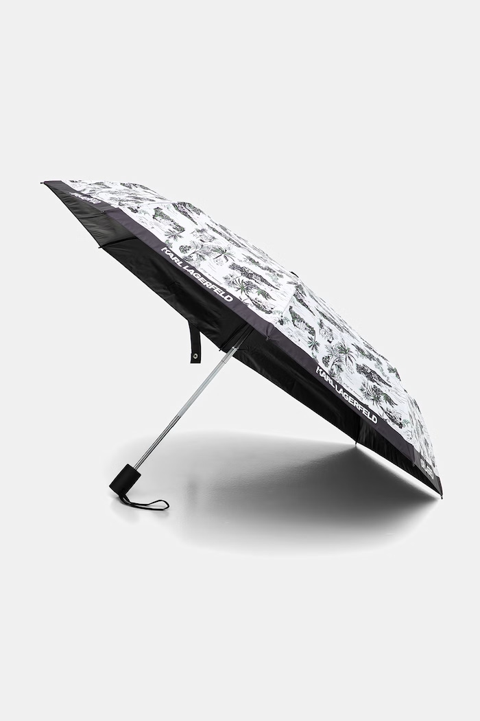 Karl Lagerfeld umbrelă automată K/SIGNATURE alb B2W50078