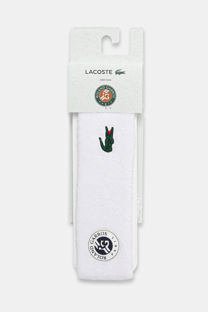 Accesorii Lacoste bentiță RL1608 alb