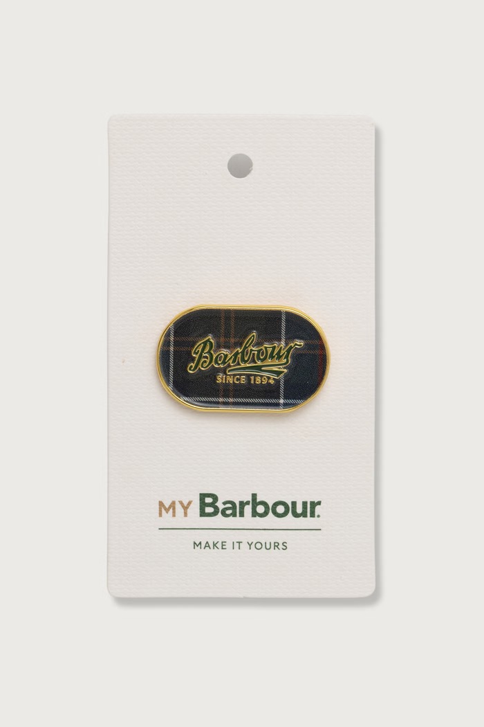 Barbour przypinka złoty UMB0036