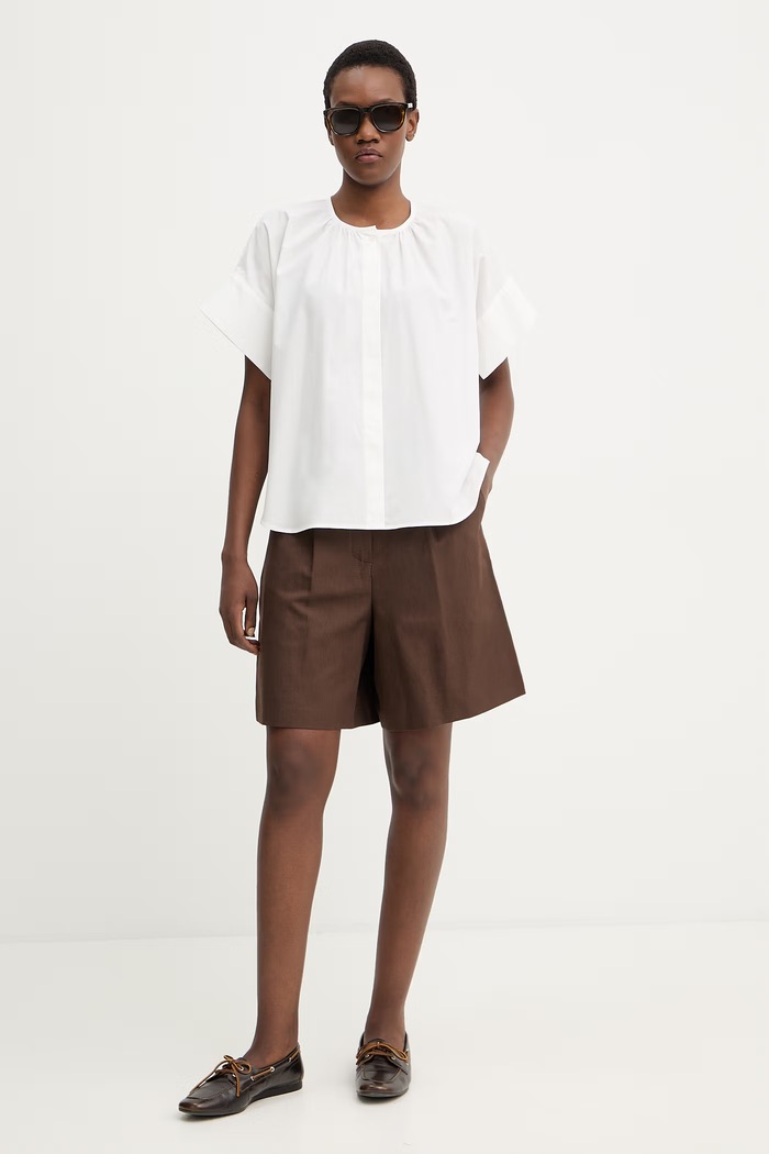 Weekend Max Mara pamut ing EDUCATA 2615111172600 fehér SS26
