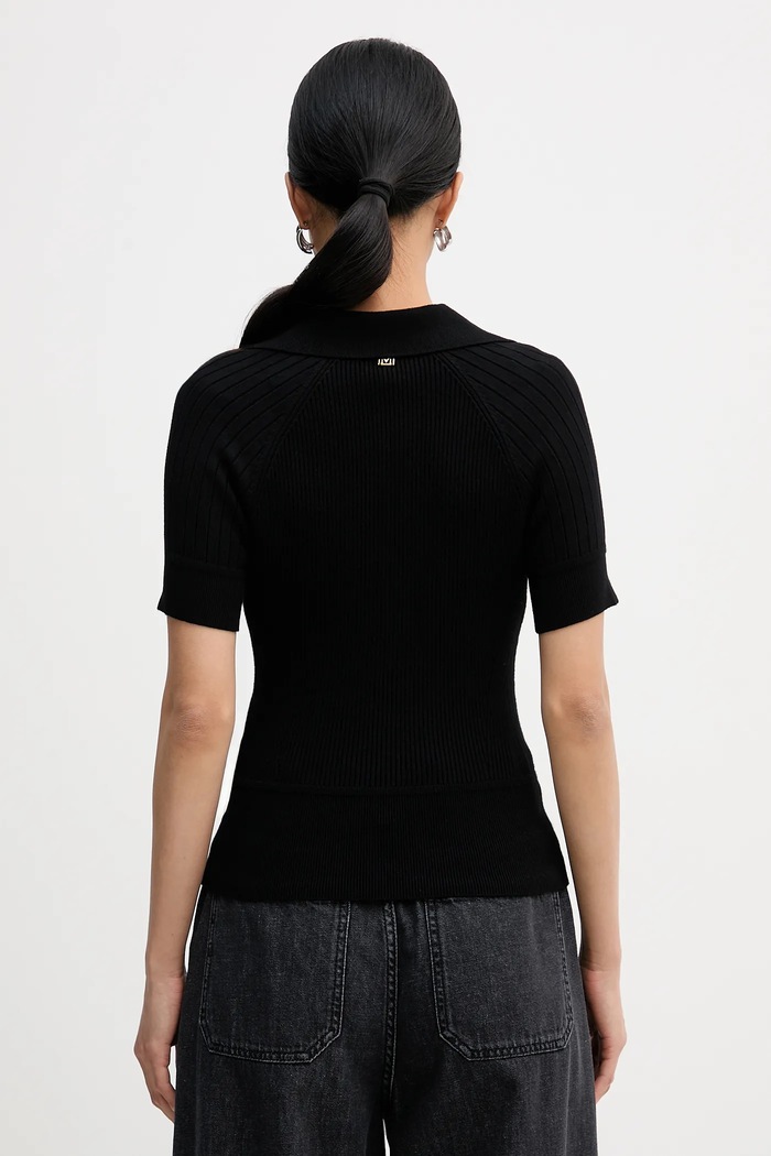 Ρούχα Πόλο Marciano by Guess BICE 6RGR11.5613Z μαύρο