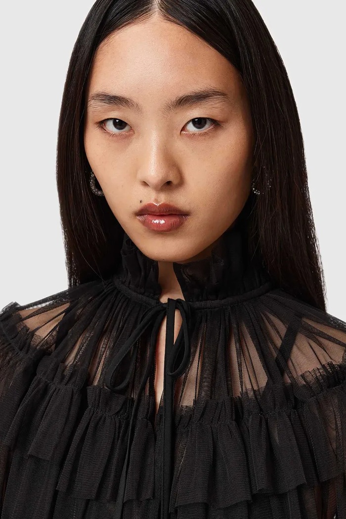 AllSaints bluză negru W018PD