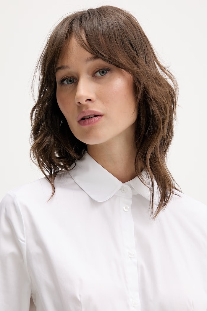 HUGO koszula The Fitted Shirt biały 50554568