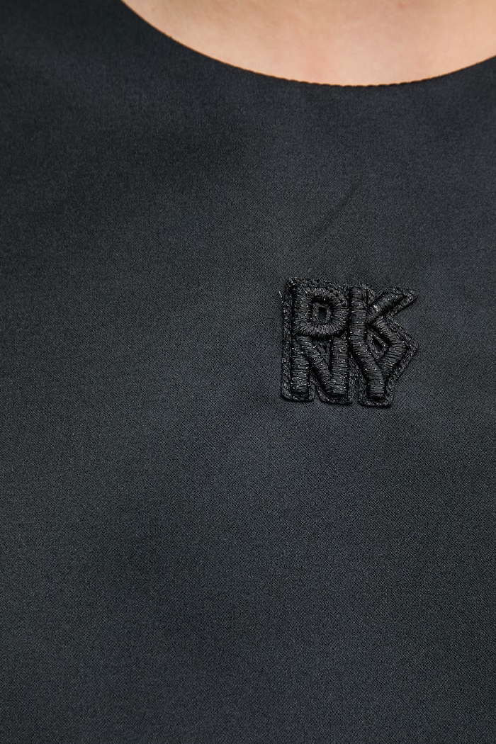 DKNY blúzka s ramienkami dámska DJ6W2193 čierna