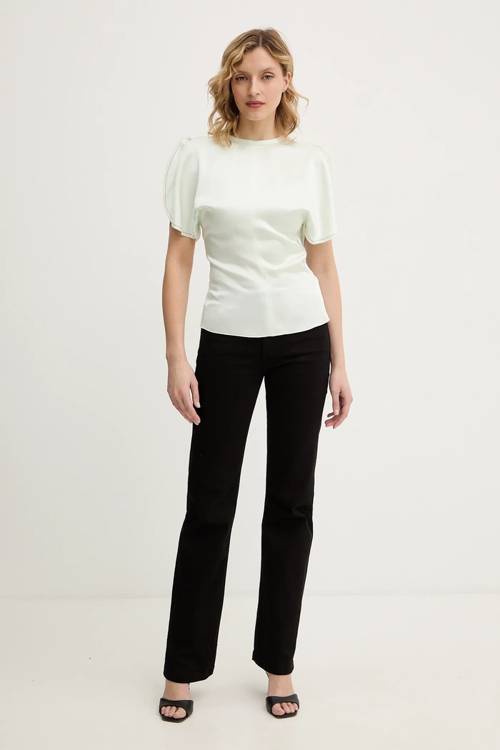 Halenka Victoria Beckham 1126WTP006579A zelená SS26
