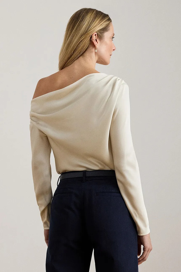 Lauren Ralph Lauren bluză 200P03566 bej SS26