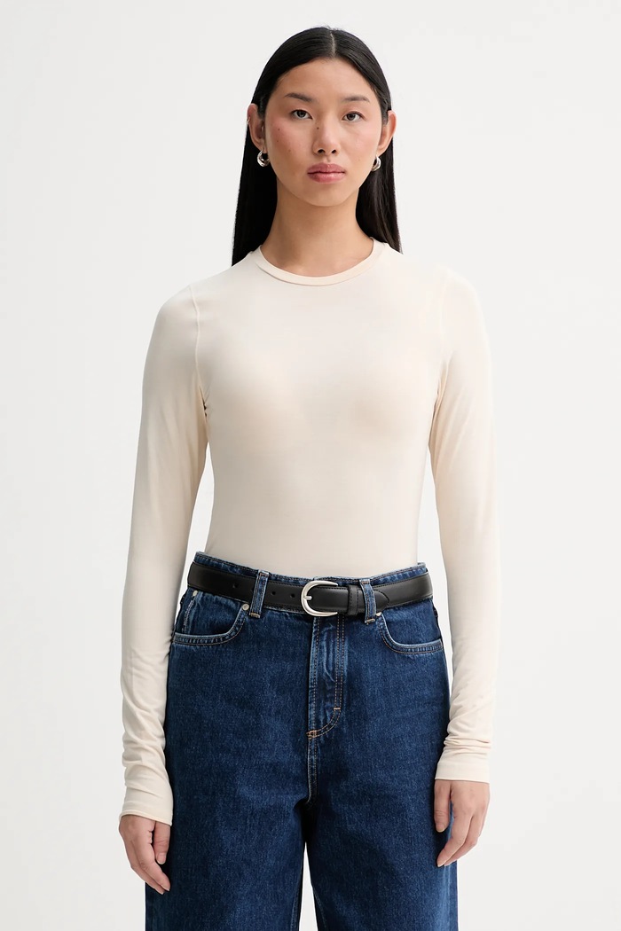 Лонгслів G-Star Crew slim slim бежевий D27964.E299