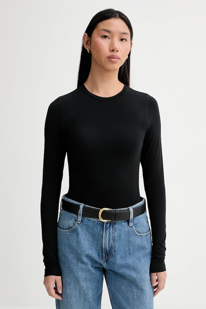 Лонгслів G-Star Crew slim slim чорний D27964.E299