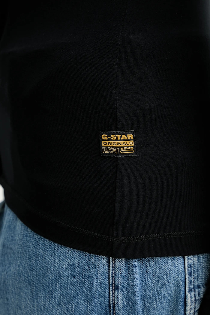 Лонгслів G-Star Crew slim D27964.E299 чорний