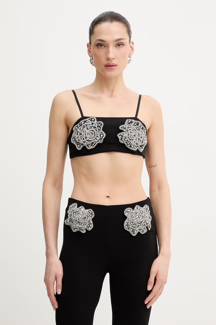 Top Pinko nášivka čierna 106622.A31P