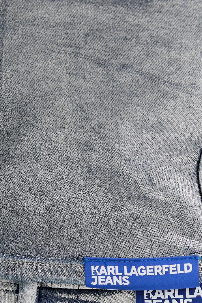 Top Karl Lagerfeld Jeans B1W11023 strieborná
