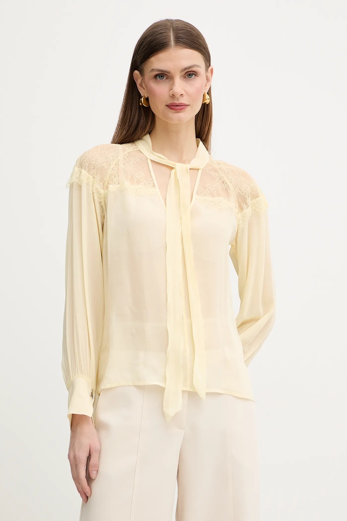 Блузка Patrizia Pepe длинный жёлтый 8C0859.A692