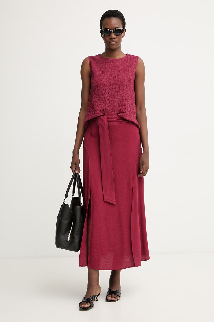 Pedro del Hierro női blúz 4533896 burgundia SS26