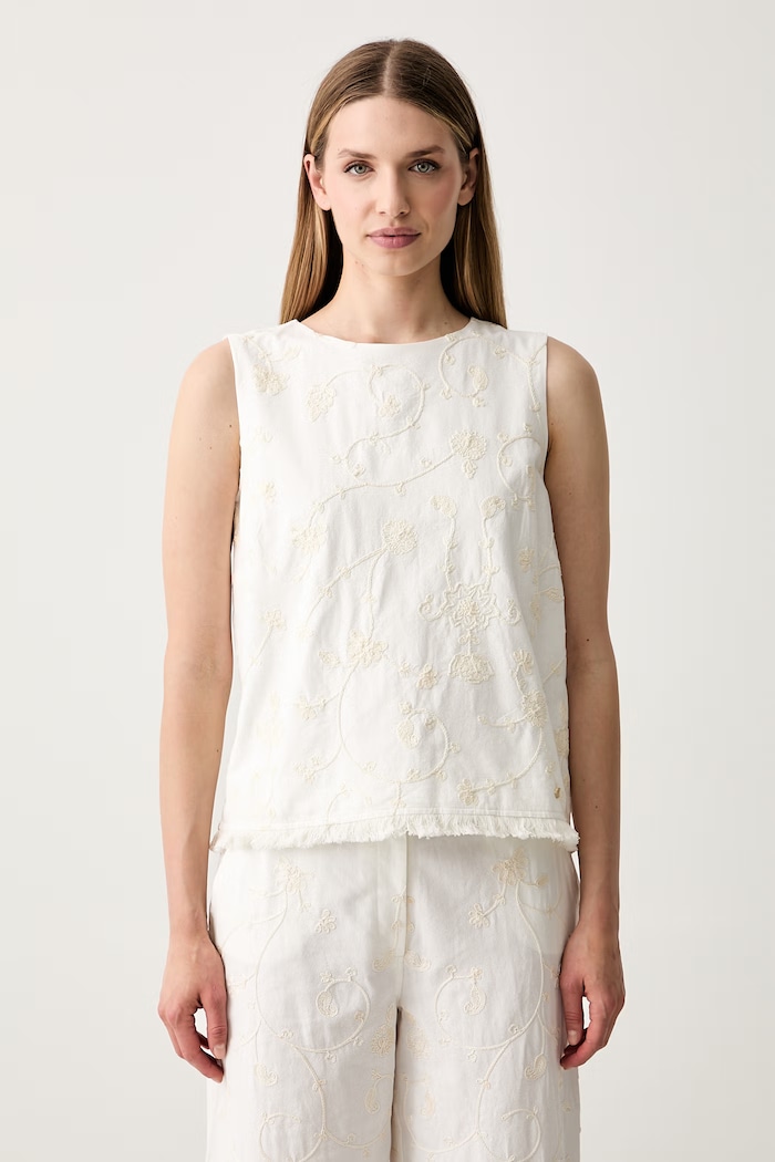 Pedro del Hierro bluzka damska bawełniana biały 7653716