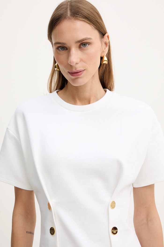 Blúzka Elisabetta Franchi béžová MA00461E2