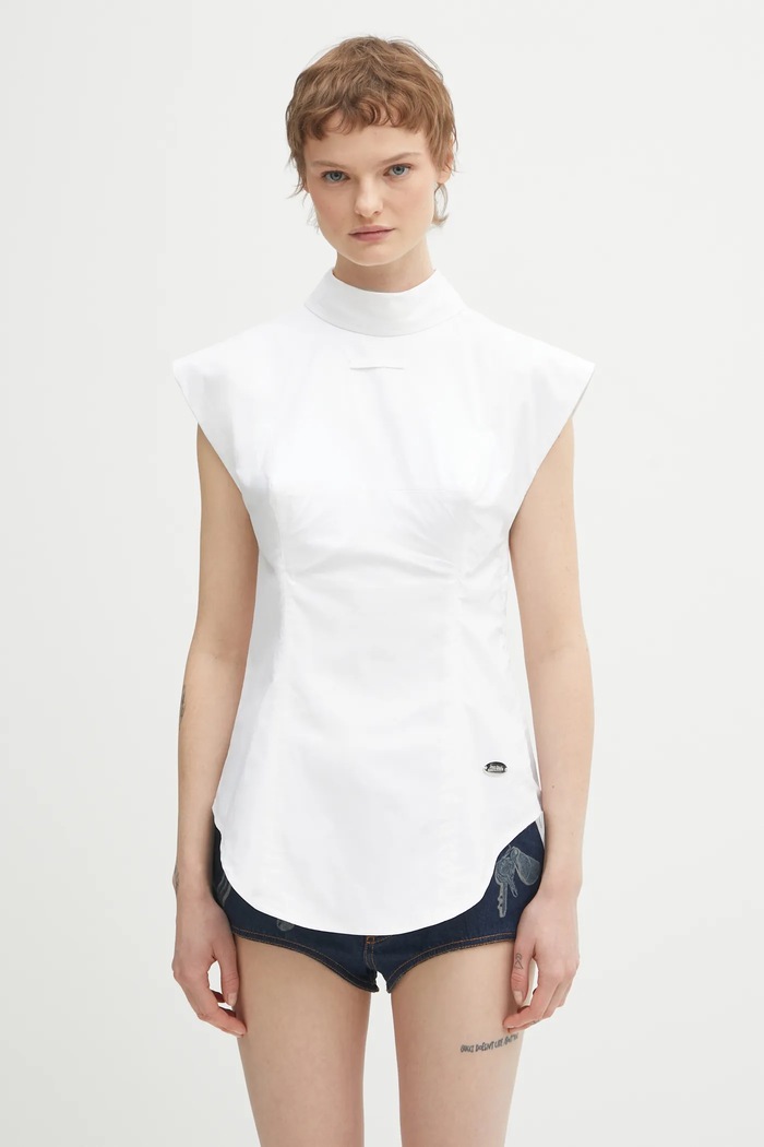 Košeľa Jean Paul GAULTIER slim biela 26.01.W.ST047.C071